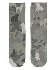 phantom poodle-camouflage Crew Length Socks thumbnail