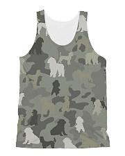 phantom poodle-camouflage All-over Unisex Tank thumbnail