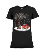 Miniature Pinscher-CS3916-Christmas Dog-V13 Premium Fit Ladies Tee tile