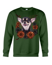 Chihuahua-CS3406-Rose And Dog-V3 Crewneck Sweatshirt tile