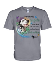 Dalmatian-CS3497-Angels-V4 V-Neck T-Shirt tile