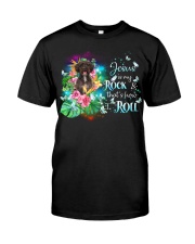 Schnoodle-CS3637-Jesus Is My Rock Classic T-Shirt front