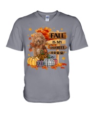 Labradoodle-CS3179-My Favorite V-Neck T-Shirt tile