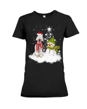 Bedlington Terrier-CS3841-Christmas Dog-V11 Premium Fit Ladies Tee tile
