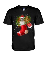 Shih Tzu-CS3658-Mery Christmas-V3 V-Neck T-Shirt tile