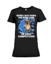 Puggle 2-CS3730-The Devil Said Premium Fit Ladies Tee tile