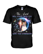Bull Terrier-CS3721-The Lord-V3 V-Neck T-Shirt tile