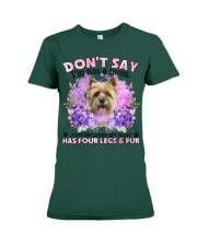 Cairn Terrier-CS4086-Don't Say-V2 Premium Fit Ladies Tee tile