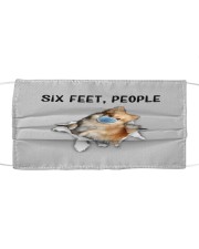 Pomeranian Six Feet People FM Cloth face mask front