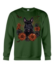 Scottish Terrier-CS3406-Rose And Dog-V3 Crewneck Sweatshirt tile