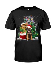 German Shepherd -CS3743-Santa Stop Here Premium Fit Mens Tee tile