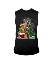 German Shepherd -CS3743-Santa Stop Here Sleeveless Tee tile