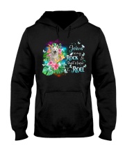 Berger Blanc Suisse-CS3637-Jesus Is My Rock Hooded Sweatshirt tile