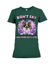 German Spitz-CS4086-Don't Say-V2 Premium Fit Ladies Tee tile