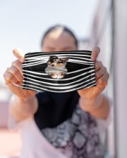 Shetland Sheepdog Stripes FM Cloth face mask aos-face-mask-lifestyle-07