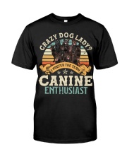 Australian Kelpie-CS2593-Crazy Dog Lady Classic T-Shirt front