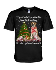 American Bulldog-CS3756-Under The Tree V-Neck T-Shirt tile