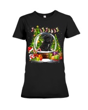 Pyrenean Shepherd-DN2296-Mery Christmas-V6 Premium Fit Ladies Tee tile