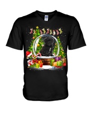 Pyrenean Shepherd-DN2296-Mery Christmas-V6 V-Neck T-Shirt tile