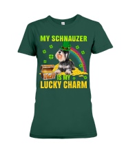 Schnauzer-CS4143-Lucky Charm-V2 Premium Fit Ladies Tee tile