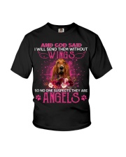 Basset Hound-CS3169-And God Said-V2 Youth T-Shirt tile