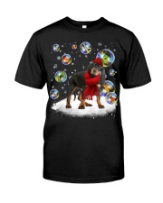Black and Tan Coonhound-DN2331-Christmas-V11 Classic T-Shirt front