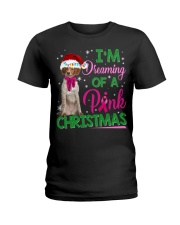 Brittany-CS3724-Pink Christmas Ladies T-Shirt tile