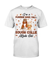 Rough Collie-CS3129-Pumpkin Spice Classic T-Shirt front
