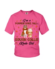 Rough Collie-CS3129-Pumpkin Spice Youth T-Shirt tile