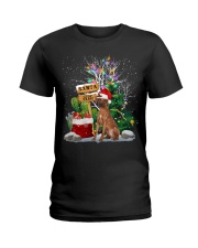 Rhodesian Ridgeback -CS3743-Santa Stop Here Ladies T-Shirt tile