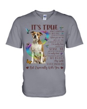 American Bulldog-CS3162-It's True-V2 V-Neck T-Shirt tile