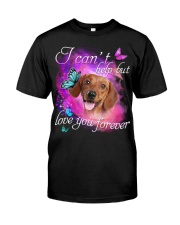 Dachshund-02-NT769-Love You Forever Classic T-Shirt front