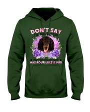 Gordon Setter-CS4086-Don't Say-V2 Hooded Sweatshirt tile