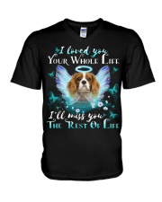 Cavalier King Charles Spaniel-02-CS3272-Your Whole Life V-Neck T-Shirt tile