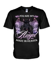 Scottish Terrier-NT762-You Are My Angel V-Neck T-Shirt tile