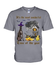 Greyhound -CS3259-Time Of The Year V-Neck T-Shirt tile