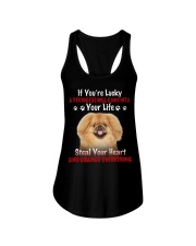 Pekingese-CS3391-If You're Lucky Ladies Flowy Tank tile
