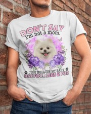 Pomeranian-CS4086-Don't Say-V2 2 Classic T-Shirt apparel-classic-tshirt-lifestyle-26