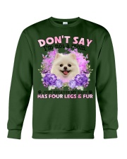Pomeranian-CS4086-Don't Say-V2 2 Crewneck Sweatshirt tile