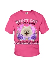 Pomeranian-CS4086-Don't Say-V2 2 Youth T-Shirt tile