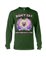 Pomeranian-CS4086-Don't Say-V2 2 Long Sleeve Tee tile