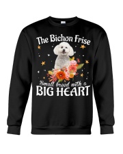 The Bichon Frise-DN2079-A Big Heart Crewneck Sweatshirt tile
