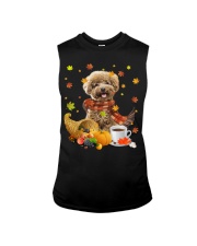 Poodle-DN2007-Autumn Dog-V4 Sleeveless Tee tile