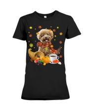 Poodle-DN2007-Autumn Dog-V4 Premium Fit Ladies Tee tile