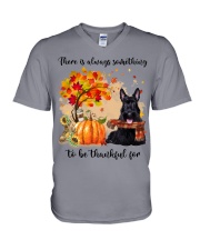 Scottish Terrier-CS3266-Thankful For-V2 V-Neck T-Shirt tile