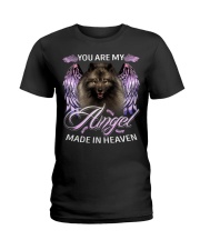 Keeshond-NT762-You Are My Angel Ladies T-Shirt tile