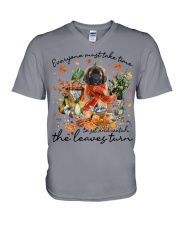 Leonberger-CS3299-Everyone Must V-Neck T-Shirt tile