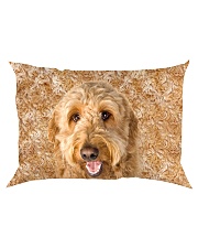 Goldendoodle-Face and Hair Rectangular Pillowcase thumbnail