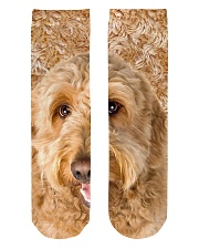Goldendoodle-Face and Hair Crew Length Socks thumbnail
