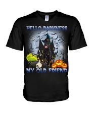 Beauceron-CS3209-Hello Darkness V-Neck T-Shirt tile